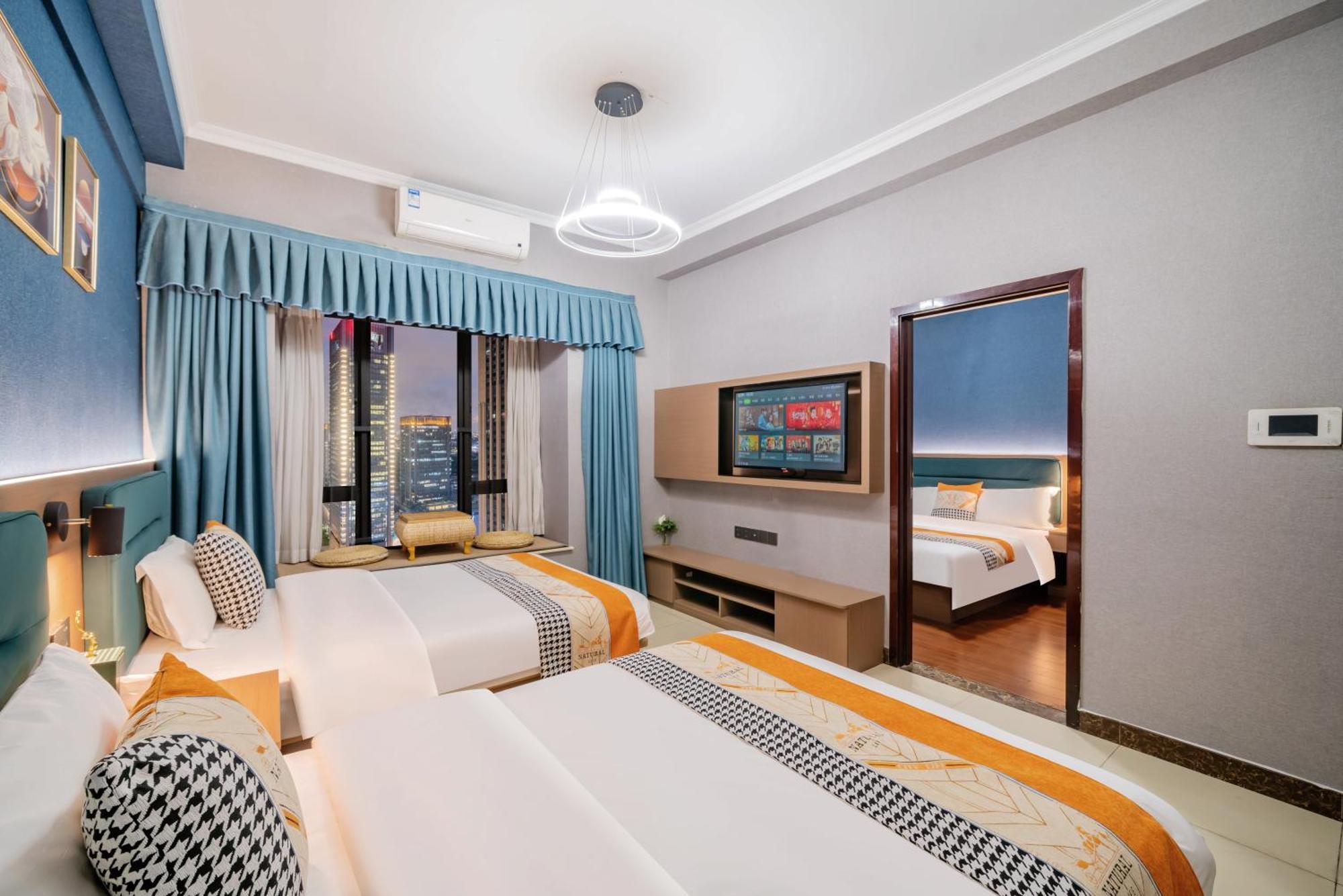 Pazhou Angda International Aparthotel Canton Fair Branch Екстер'єр фото