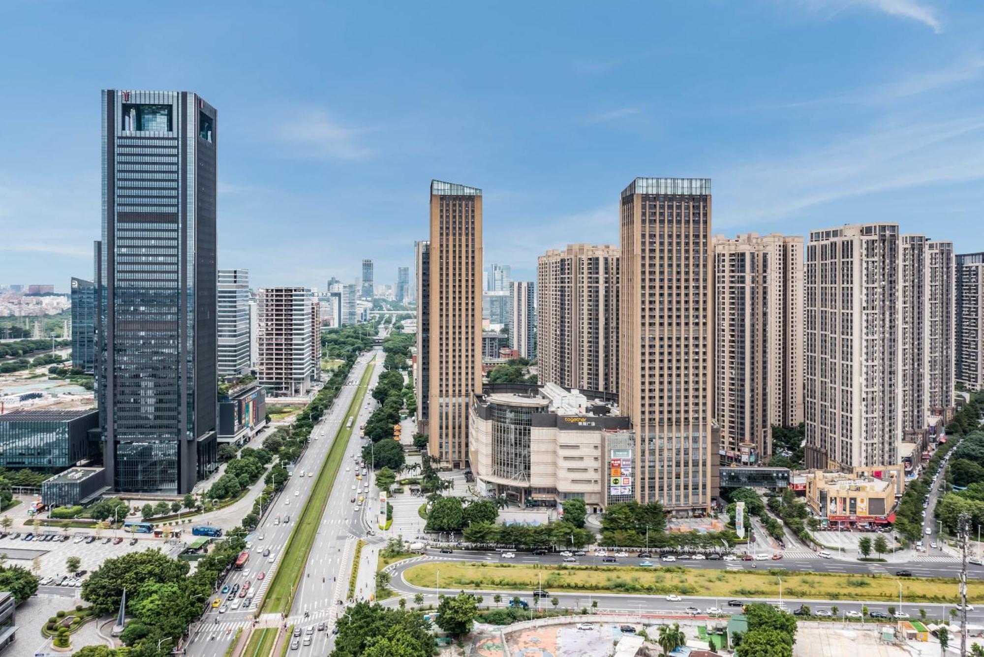 Pazhou Angda International Aparthotel Canton Fair Branch Екстер'єр фото